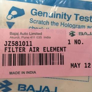 Bajaj Air Filter – JZ581011