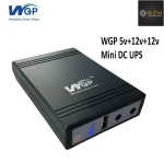 WGP Mini UPS For Wifi Router 8hrs Power Backup (5+12+12 Volts 3 Output)