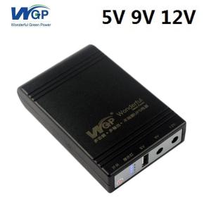 WGP Mini UPS For Wifi Router 8hrs Power Backup (5+9+12 Volts 3 Output)